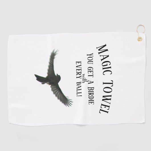 Magisches Golfhandtuch (Horizontal)