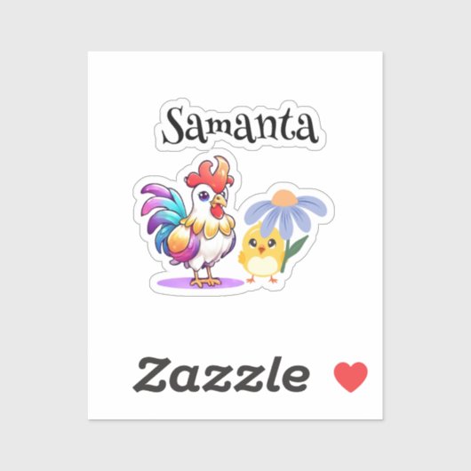 Magisches Hahner Aufkleberblatt Aufkleber (Blatt)