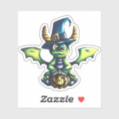 Magisches Halloween-Drachendesign Aufkleber (Blatt)