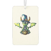 Magisches Halloween-Drachendesign Autolufterfrischer (Rückseite)