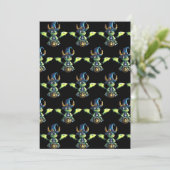 Magisches Halloween-Drachendesign Einladung (Stehend Vorderseite)