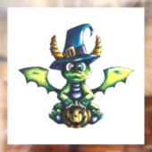 Magisches Halloween-Drachendesign Fensteraufkleber (Blatt 2)