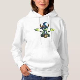 Magisches Halloween-Drachendesign Hoodie