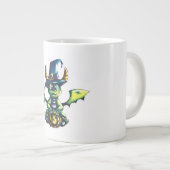 Magisches Halloween-Drachendesign Jumbo-Tasse (Vorderseite Rechts)