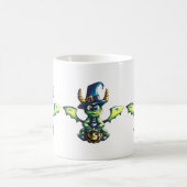 Magisches Halloween-Drachendesign Kaffeetasse (Mittel)