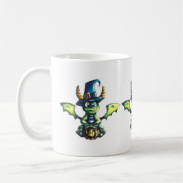 Magisches Halloween-Drachendesign Kaffeetasse