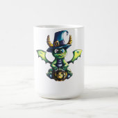 Magisches Halloween-Drachendesign Kaffeetasse (Mittel)