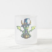 Magisches Halloween-Drachendesign Mattglastasse (Mittel)