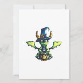 Magisches Halloween-Drachendesign Save The Date (Vorderseite)