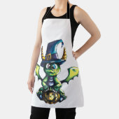 Magisches Halloween-Drachendesign Schürze (InSitu)