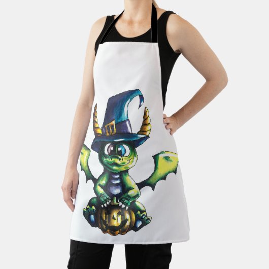 Magisches Halloween-Drachendesign Schürze (InSitu)