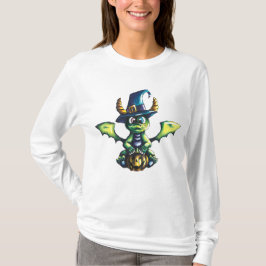 Magisches Halloween-Drachendesign T-Shirt