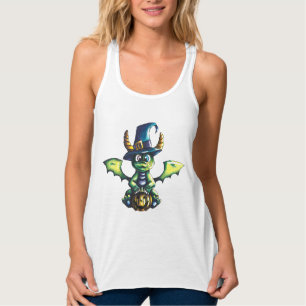 Magisches Halloween-Drachendesign Tank Top