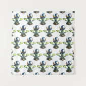 Magisches Halloween-Drachendesign Wandteppich (Vorderseite)