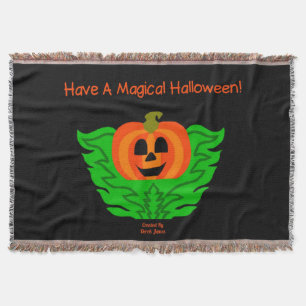 Magisches Halloween-Kürbisgewirr-Blanket Decke