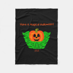 Magisches Halloween Pumpkin Small Fleece Blanket