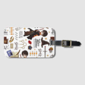 Magisches HARRY POTTER™-Aquarell Gepäckanhänger (Vorderseite (Horizontal))