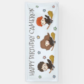 Magisches HARRY POTTER™ und Hogwarts Geburtstag Banner (Vertikal)