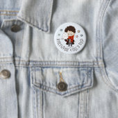 Magisches HARRY POTTER™ und Hogwarts Geburtstag Button (Beispiel)