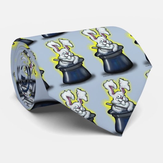 Magisches Häschen Krawatte (Gerollt)