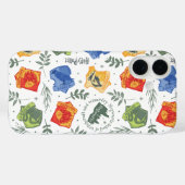 Magisches Herbologie-HOGWARTS™-Häusermuster Case-Mate iPhone Hülle (Rückseite (Horizontal))