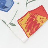 Magisches Herbologie-HOGWARTS™-Häusermuster Fleecedecke (Ecke)