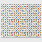 Magisches Herbologie-HOGWARTS™-Häusermuster Geschenkpapier (Flach)