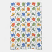 Magisches Herbologie-HOGWARTS™-Häusermuster Geschirrtuch (Vertikal)