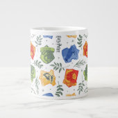 Magisches Herbologie-HOGWARTS™-Häusermuster Jumbo-Tasse (Vorderseite)
