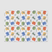 Magisches Herbologie-HOGWARTS™-Häusermuster Seidenpapier (Vorderseite)