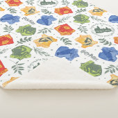 Magisches Herbologie-HOGWARTS™-Häusermuster Sherpadecke (3/4)