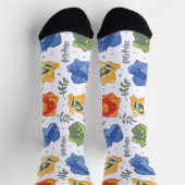 Magisches Herbologie-HOGWARTS™-Häusermuster Socken (Oben)