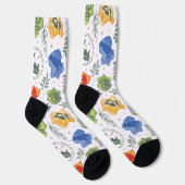 Magisches Herbologie-HOGWARTS™-Häusermuster Socken (Rechts)