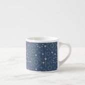 Magisches Herz Muster Espressotasse (Rechts)