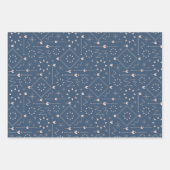 Magisches Herz Muster Geschenkpapier Set (Vorderseite)