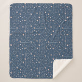 Magisches Herz Muster Sherpadecke (Vorderseite)