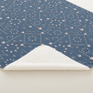 Magisches Herz Muster Sherpadecke