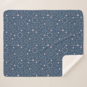 Magisches Herz Muster Sherpadecke (Vorderseite (Horizontal))