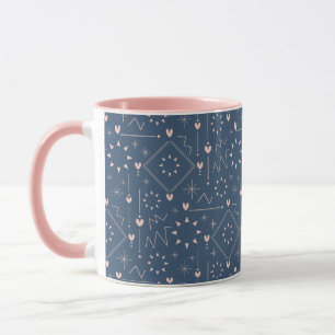 Magisches Herz Muster Tasse