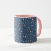 Magisches Herz Muster Tasse (VorderseiteRechts)