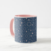 Magisches Herz Muster Tasse (Vorderseite Links)