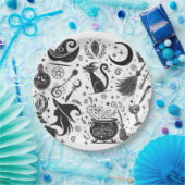 Magisches Hexenweih-Party Wiccan Pagan Pappteller (Party)