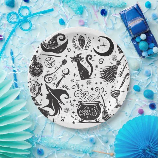Magisches Hexenweih-Party Wiccan Pagan Pappteller (Party)