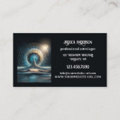 Magisches Himmelshoroskop Astrologer Visitenkarte (Rückseite)