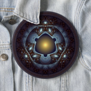 Magisches Hochglanzmuster Button
