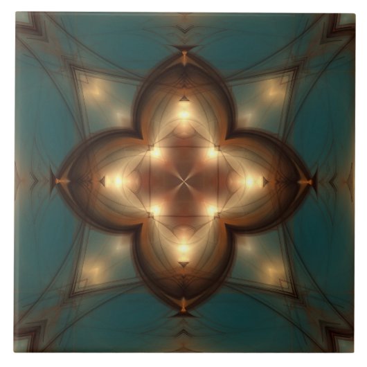 Magisches Hochglanzmuster Fliese (Vorderseite)