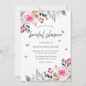 Magisches Hochzeitskleid Brautparty Einladung (Rückseite)