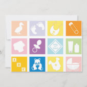 Magisches Hund & Katzen Kinderdusche Einladung (Rückseite)