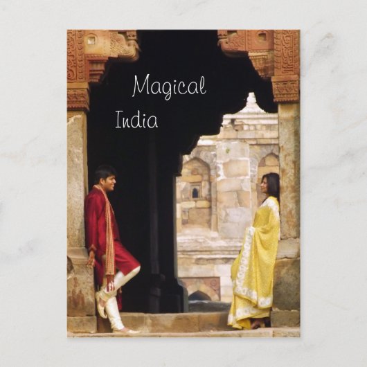 Magisches Indien Postkarte (Vorderseite)