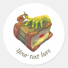 Magisches, individualisierbares Label, modernes De Runder Aufkleber